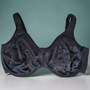 Soma 40 DDD Stunning Support Underwire Unlined Minimizer Bra Black #79984